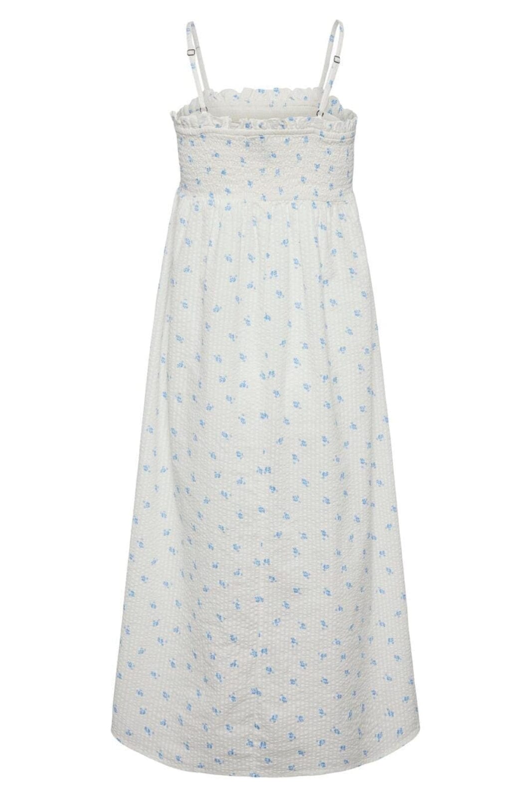 Pieces - Pcmira Strap Midi Dress - 4362014 Cloud Dancer All Aboard Flower