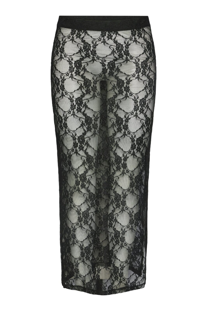 Pieces - Pcnacy Ankle Skirt - 4566026 Black
