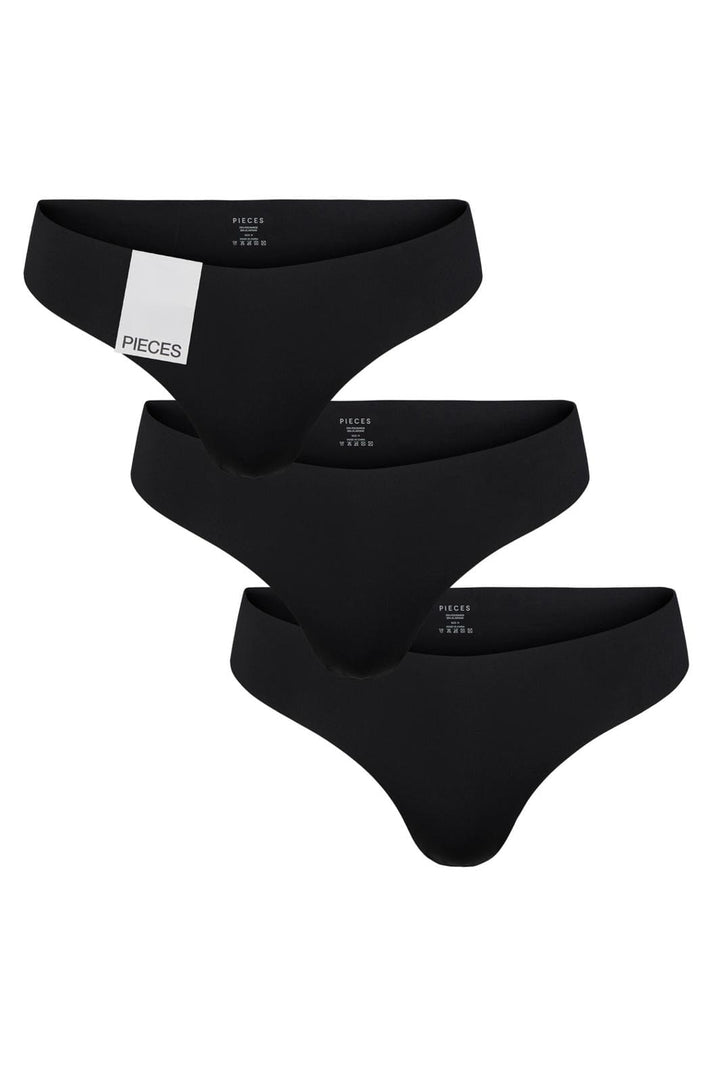 Pieces - Pcnamee Thong 3-Pack - 4297736 Black 3