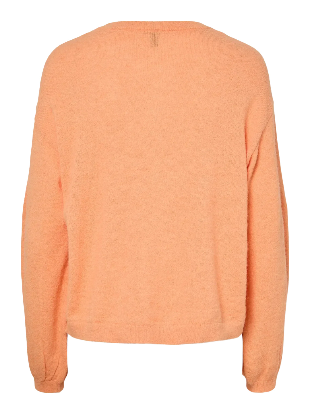 Pieces - Pcnaomi Ls O-Neck Knit Cardigan - 4904608 Russet Orange Melange Cardigans 