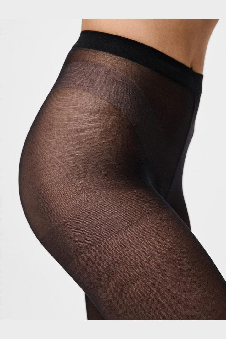 Pieces - Pcnew Nikoline 20 Den 2 Pack Tights - 2878397 Black