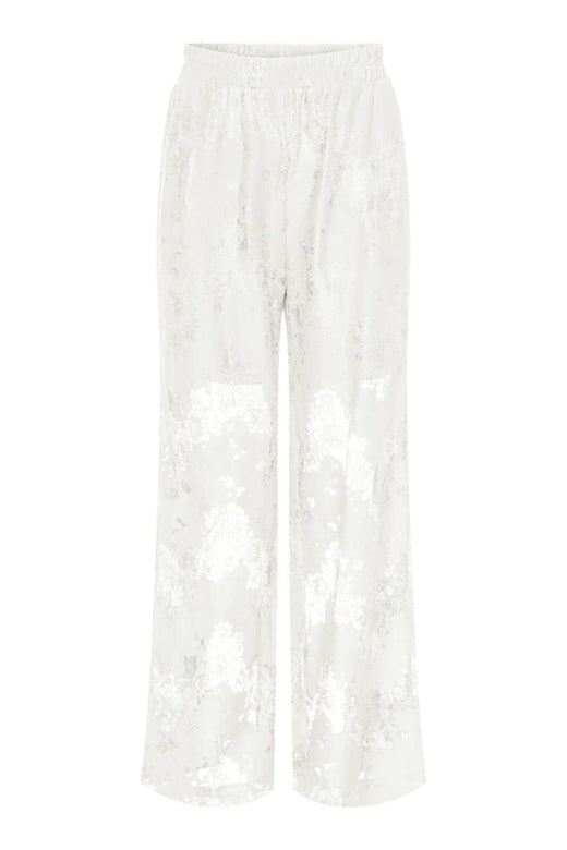 Pieces - Pcnorinne Straight Pants - 4925077 Cloud Dancer