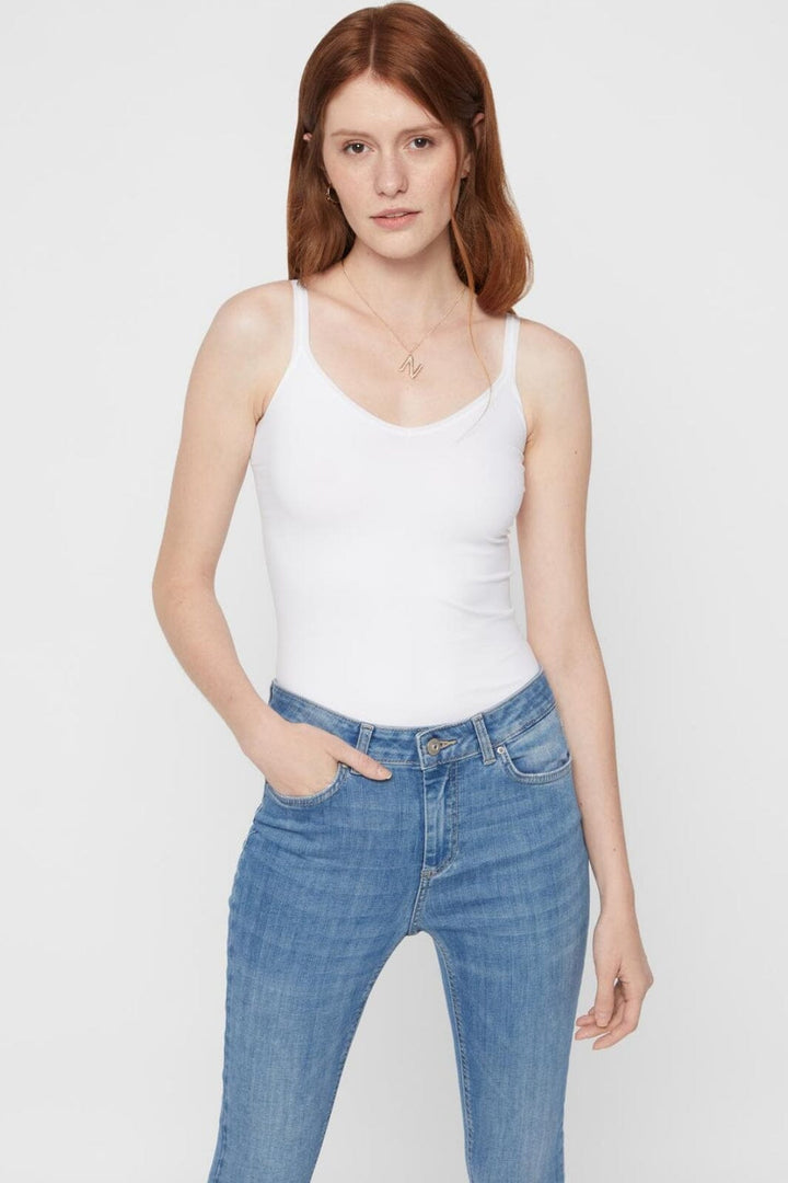 Pieces - PcPlain Underwear Top - White