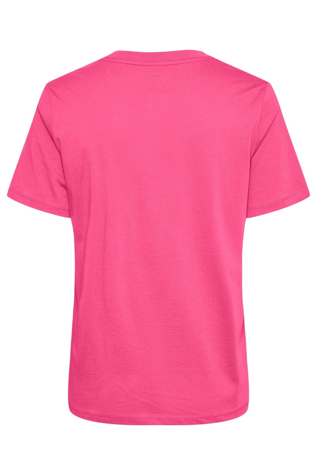 Pieces - Pcria Ss Solid Tee - 4280171 Shocking Pink