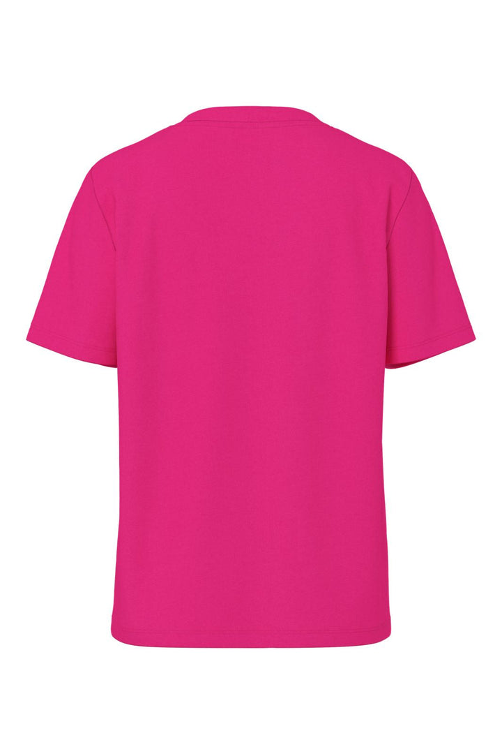 Pieces - Pcria Ss Solid Tee - 4287777 Beetroot Purple