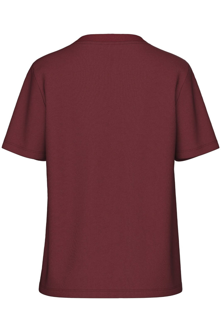 Pieces - Pcria Ss Solid Tee - 4551302 Tawny Port