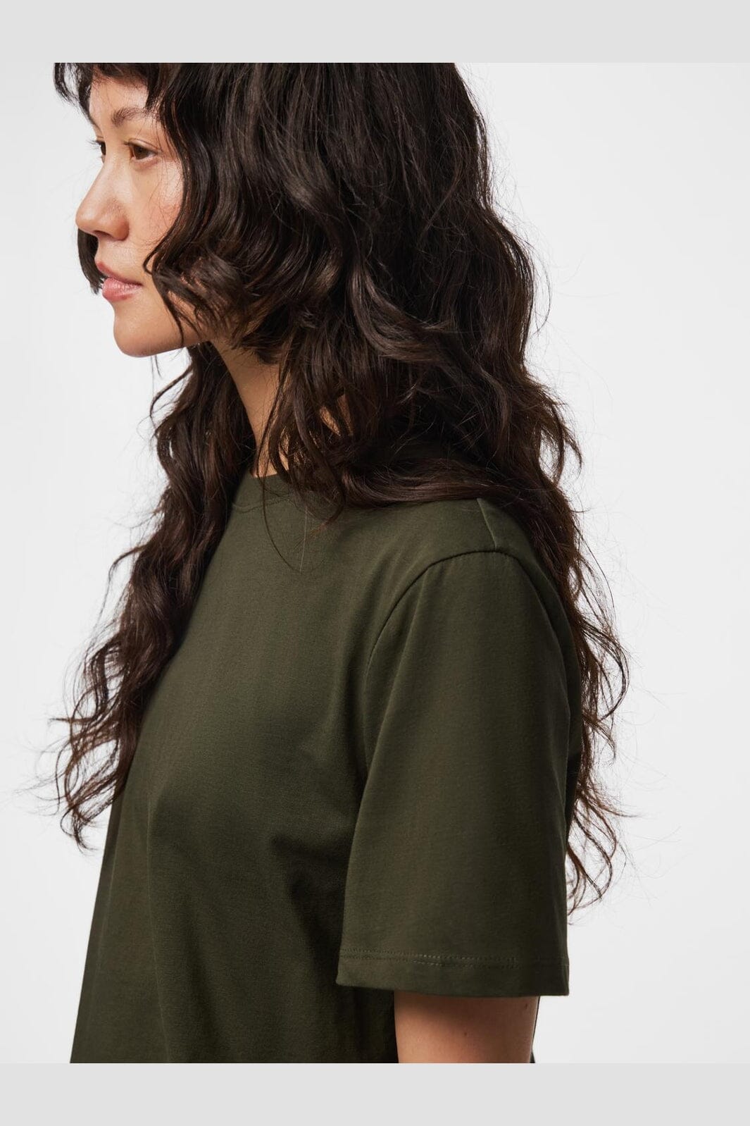 Pieces - Pcria Ss Solid Tee - 4857314 Forest Night