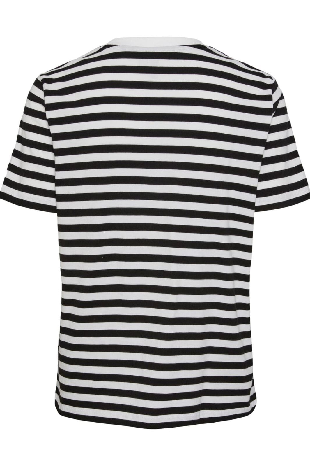 Pieces - Pcria Ss Tee Stripes - 4400578 Black Bright White