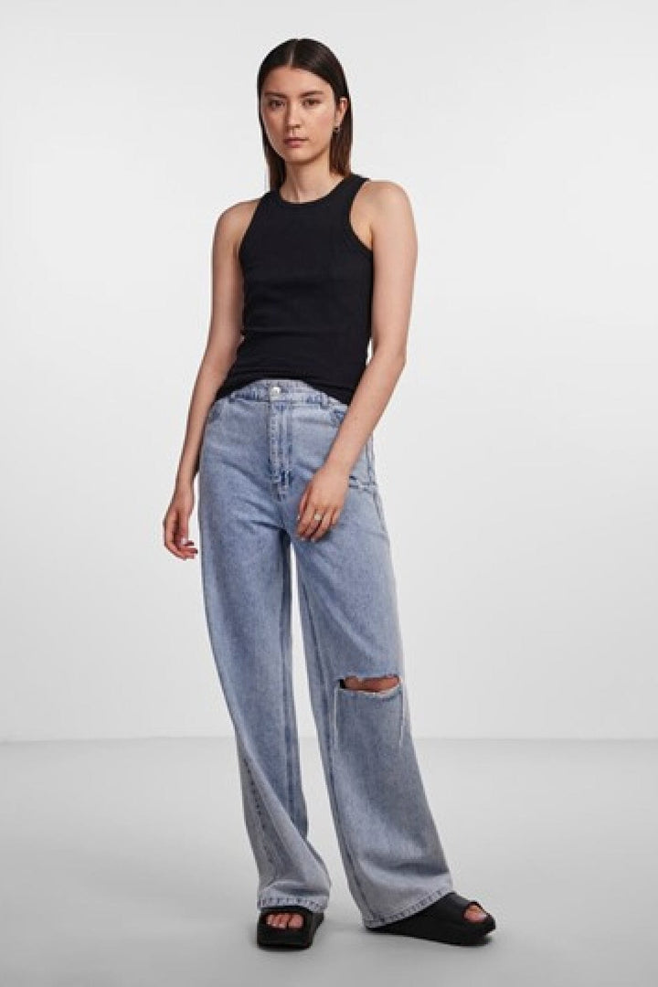 Pieces - Pcruka Boxer Tank Top - Black