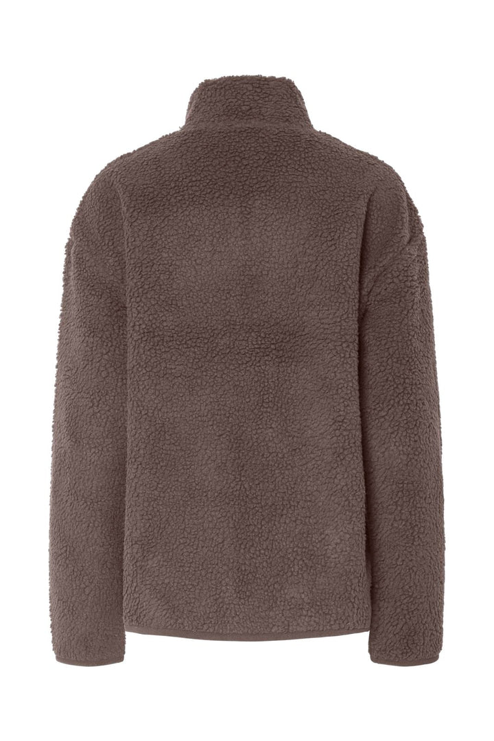 Pieces - Pcsadia Ls Teddy Jacket - 4992929 Coffee Quartz