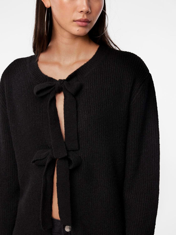 Pieces - Pcsilly Ls Reversible Tie Knit - 4511205 Black