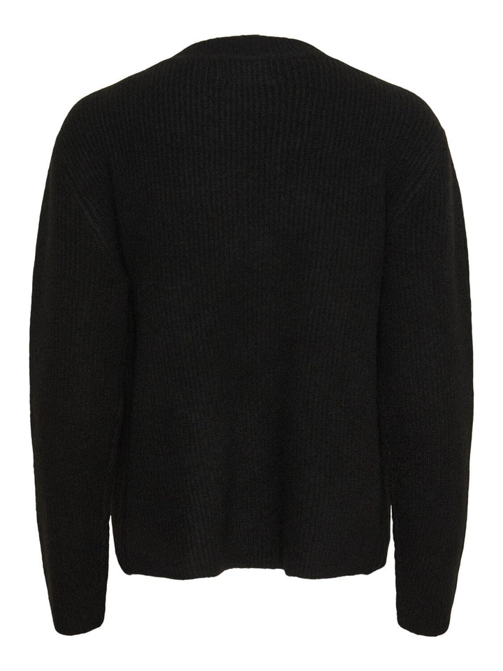 Pieces - Pcsilly Ls Reversible Tie Knit - 4511205 Black