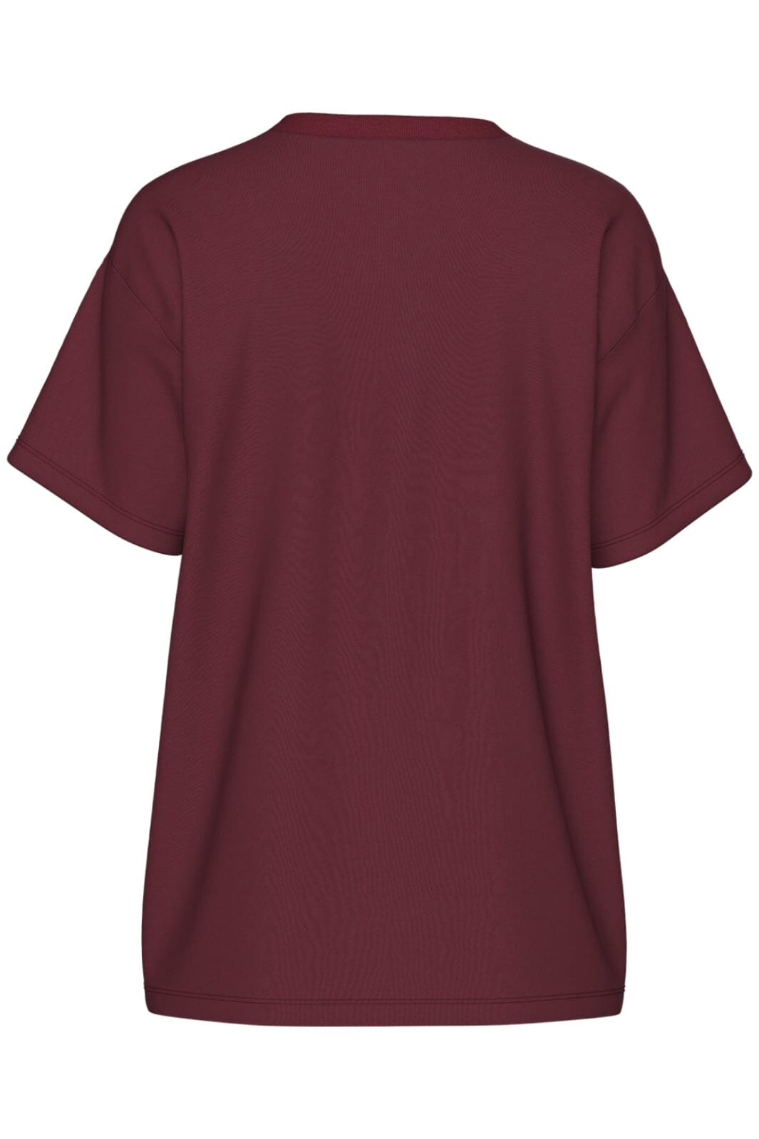 Pieces - Pcskylar Ss Oversized Tee - 4856957 Tawny Port