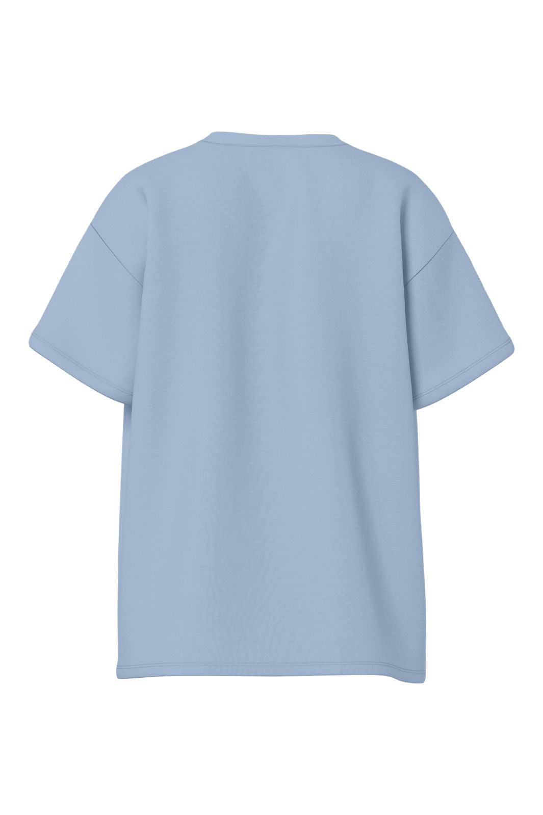 Pieces - Pcskylar Ss Oversized Tee - 4985793 Cashmere Blue