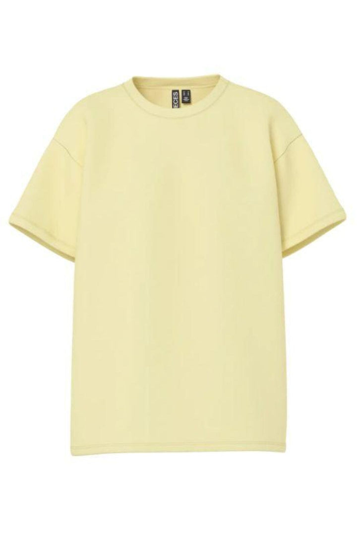 Pieces - Pcskylar Ss Oversized Tee - 4992597 French Vanilla T-shirts 