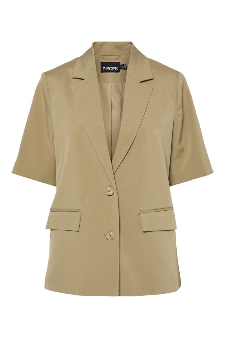 Pieces - Pctempre Ss Blazer - 4740954 Elmwood