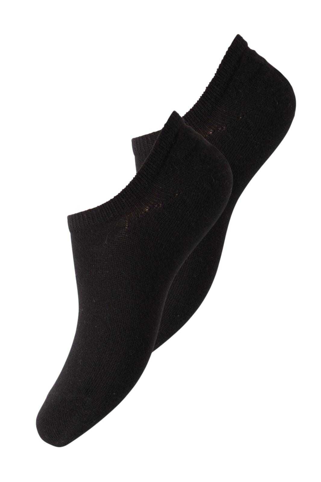 Pieces - Pctess 2 Pack Sneaker Socks - 2167438 Black