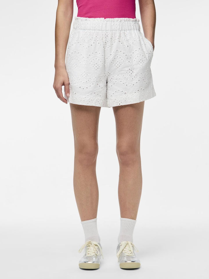 Pieces - Pcvilde Shorts - 4649434 Bright White