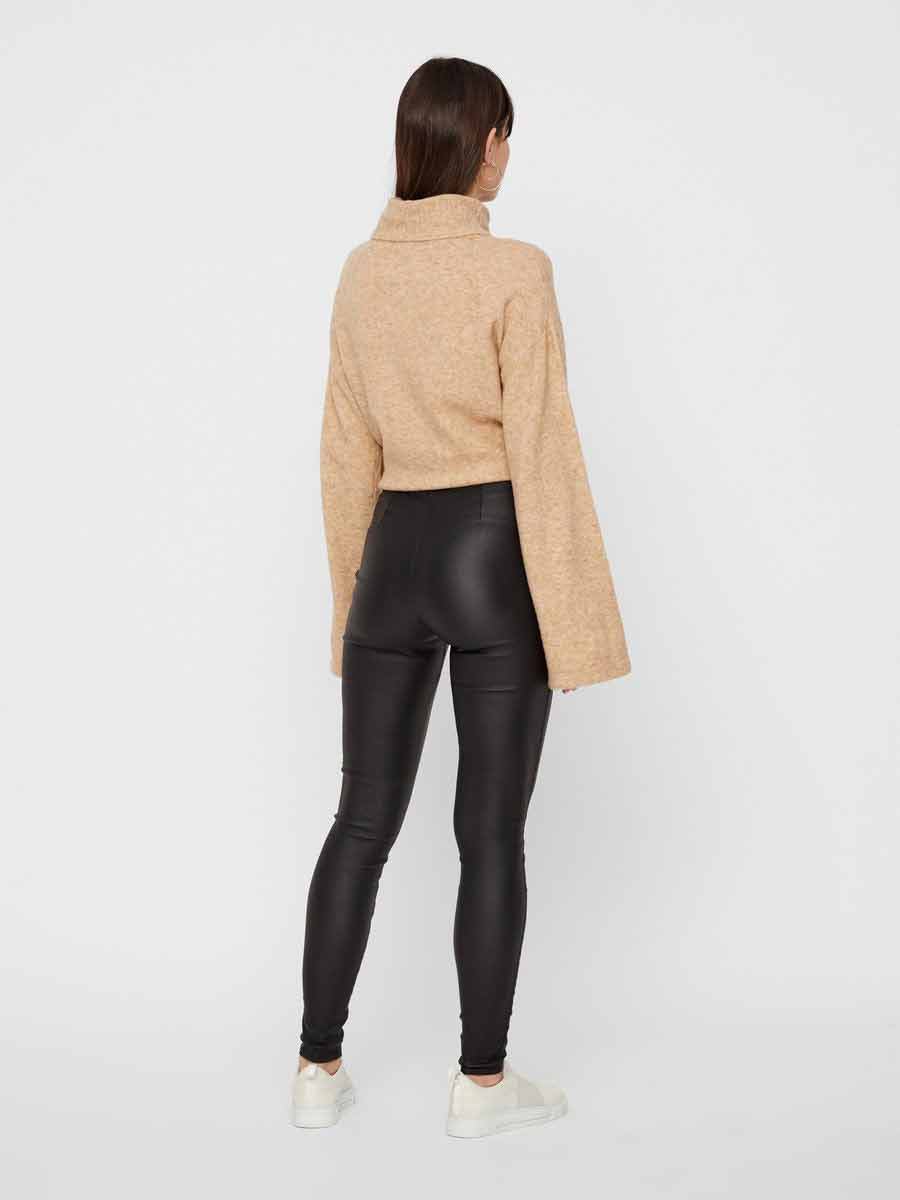 Pieces - PcSkin Paro HW Coated Leggings - Black