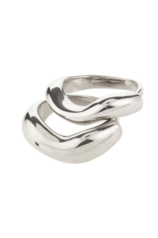 Pilgrim - Callaway Rings 2-in-1 Set, Silver-plated 282616024 - Silver Plated