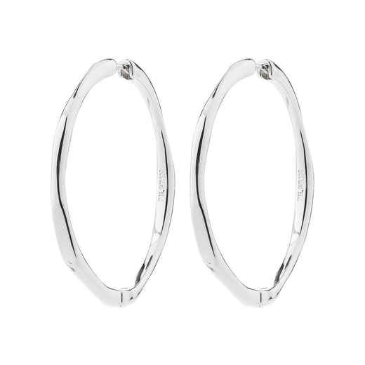 Pilgrim - Presence Hoop Earrings Silver-plated 102636013 - Silver Plated