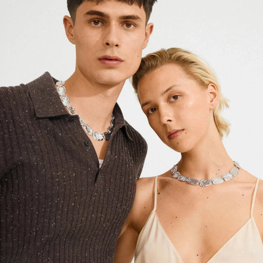 Pilgrim - Shift Necklace Silver-plated 122546011 - Silver Plated Halskæder 