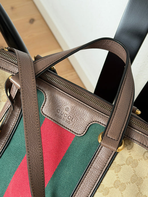 Preloved Vintageline x Molly&My - Gucci Shopper – Stof & Kalveskind - Logo Tasker 