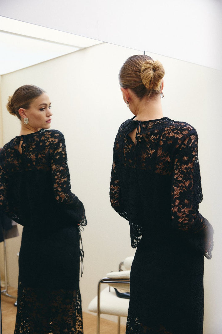 Hype The Detail - Lace Blouse 380-14 - 9 - Black