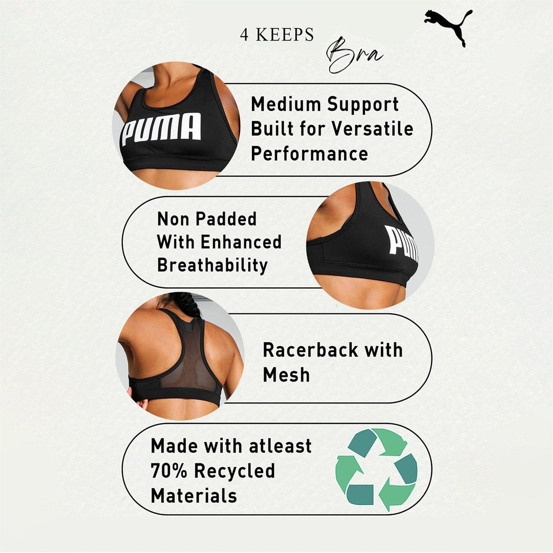 Puma - 4 KEEPS Bra - Black 1