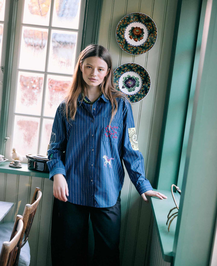 Sissel Edelbo - Brenna Shirt Se 2007 - Navy Stripes