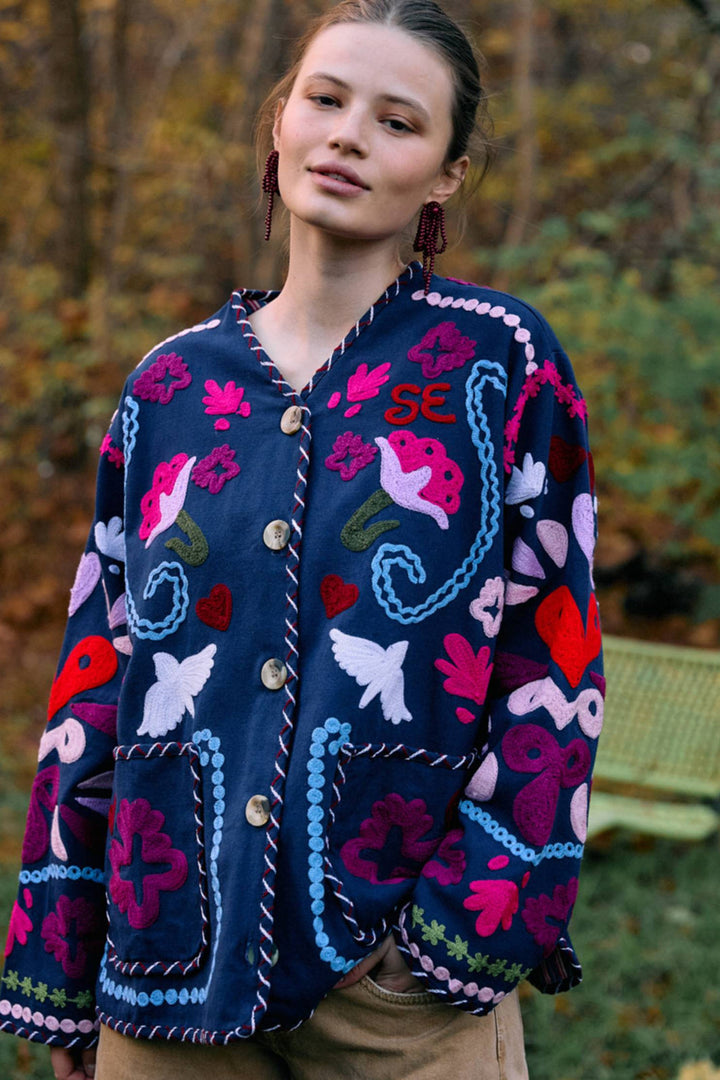Sissel Edelbo - Maggie Jacket Se 2026 - Navy Festival