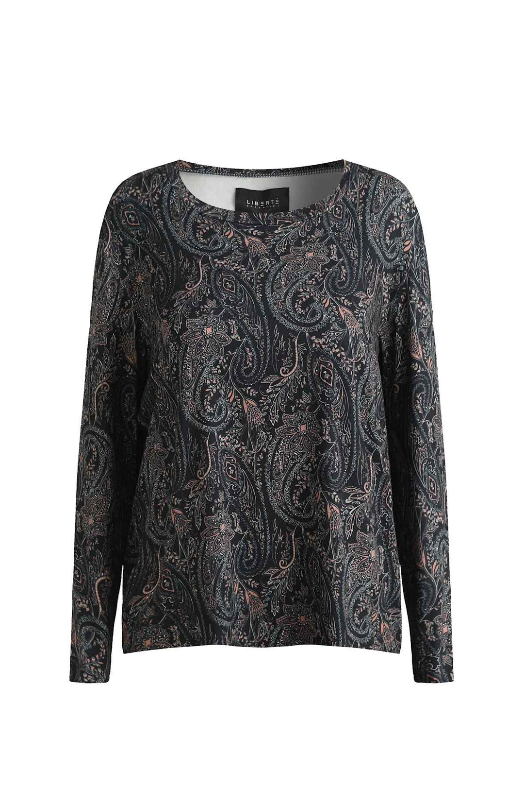 Liberte - Alma-Ls-U-Tshirt 22146 - Night Sky Paisley