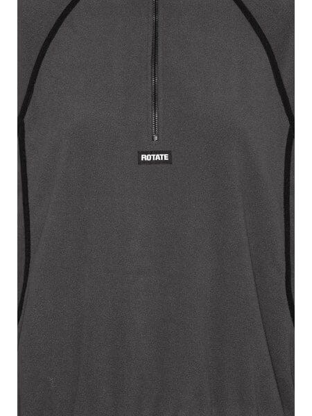 Rotate - Fleece Half Zip Jacket 1153681205 - 1205 Gray Pinstripe Fleece jakker 