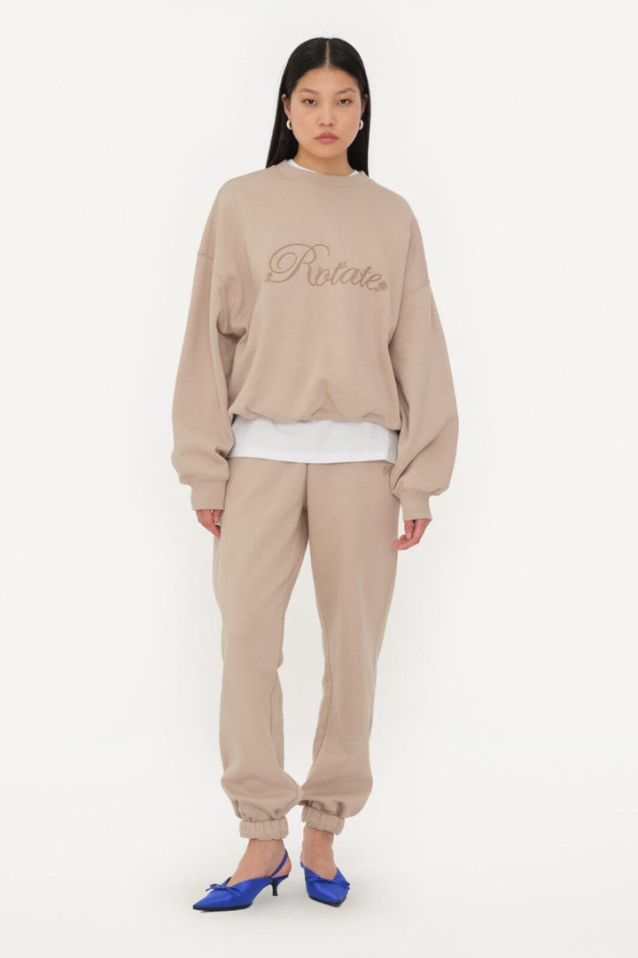 Rotate - Heavy Sweat Crewneck 1134252313 - 2313 Simply Taupe Beige
