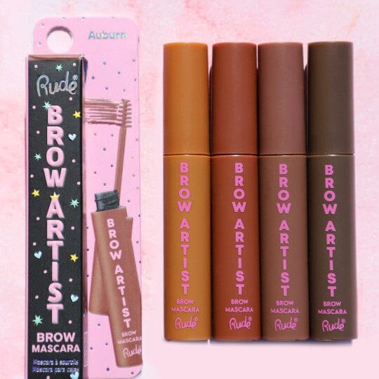 Rude Cosmetics - Brow Artist Brow Mascara - Natural Brown