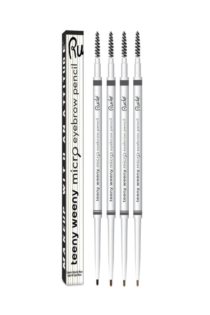 Rude Cosmetics - Teeny Weeny Micro Eyebrow Pen - Black Brown