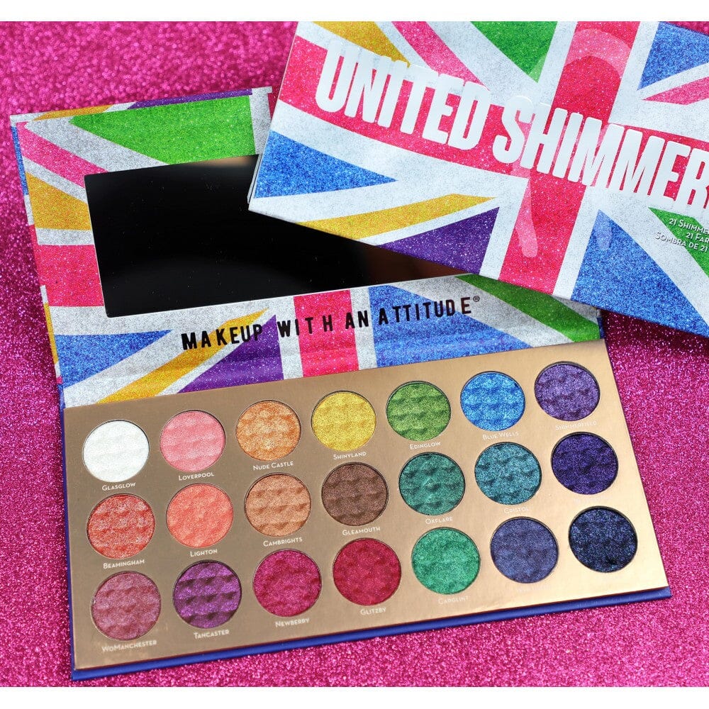 Rude Cosmetics - United Shimmerdom - 21 Shimmer Eyeshadow Palette