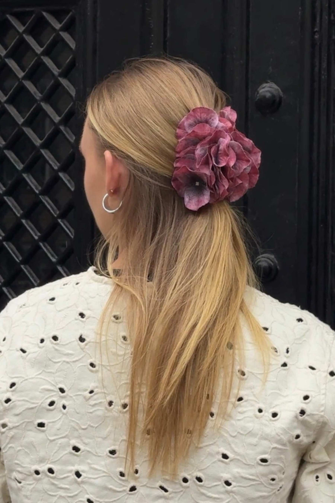 Bloom Objects - Hairclip - Hydrangea - Bordeaux - 02-560 Bordeaux