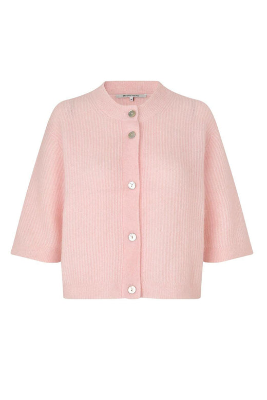 Second Female - Andrea Knit Rib Cardigan 58367 - 9413 Crystal Pink Cardigans 