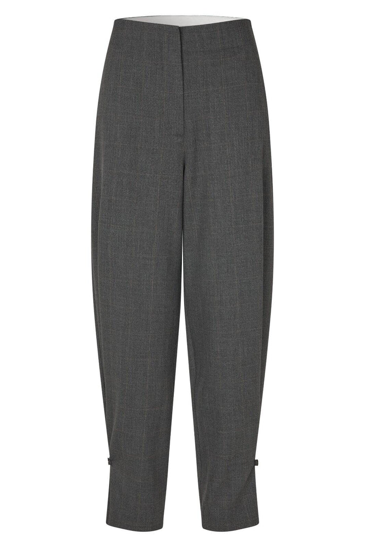 Second Female - Anjou Trousers 60963 - 7003 Dark grey melange Bukser 