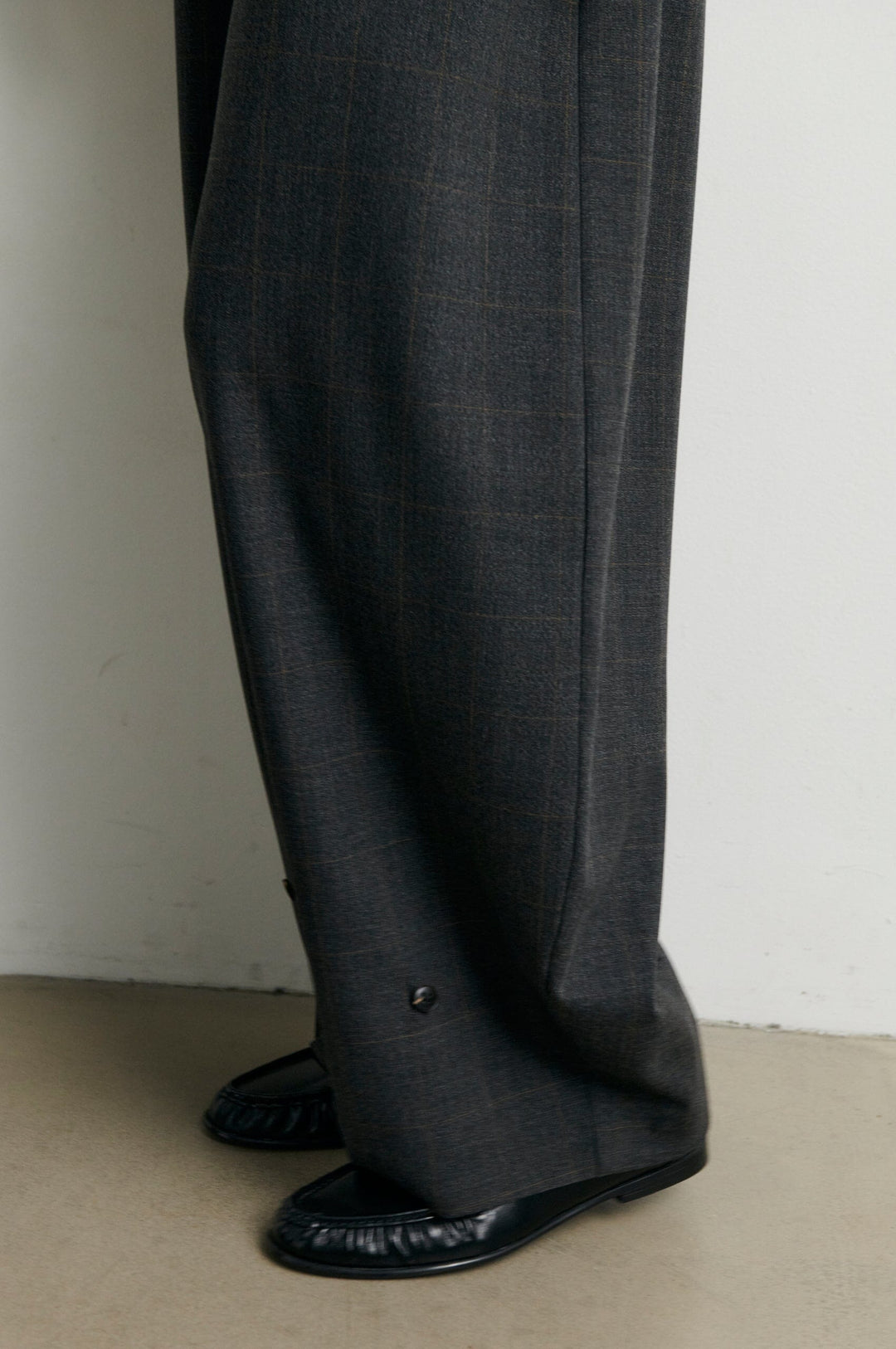 Second Female - Anjou Trousers 60963 - 7003 Dark grey melange Bukser 