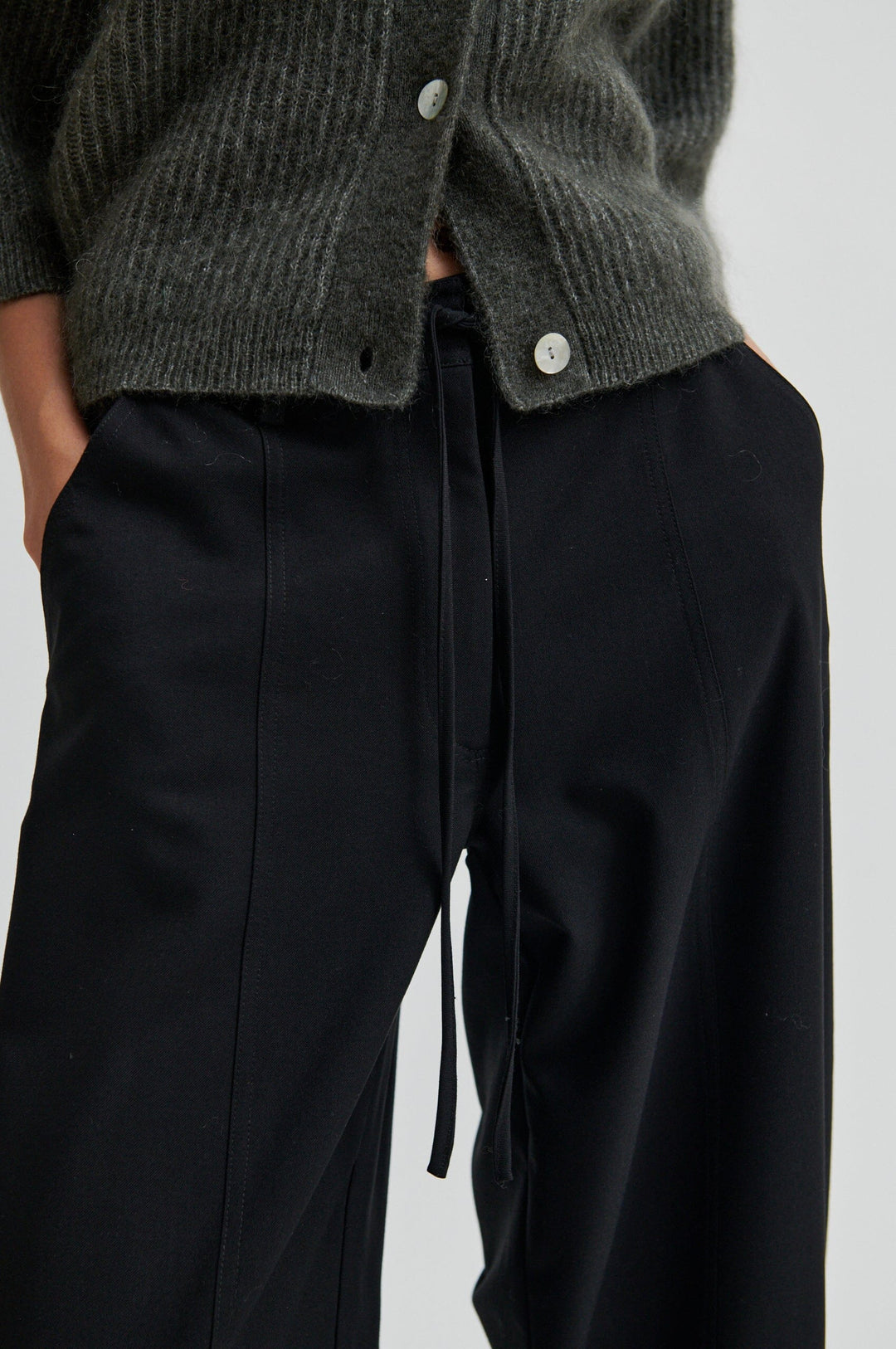 Second Female - Blink Cargo Trousers 60341 - 8001 Black Bukser 