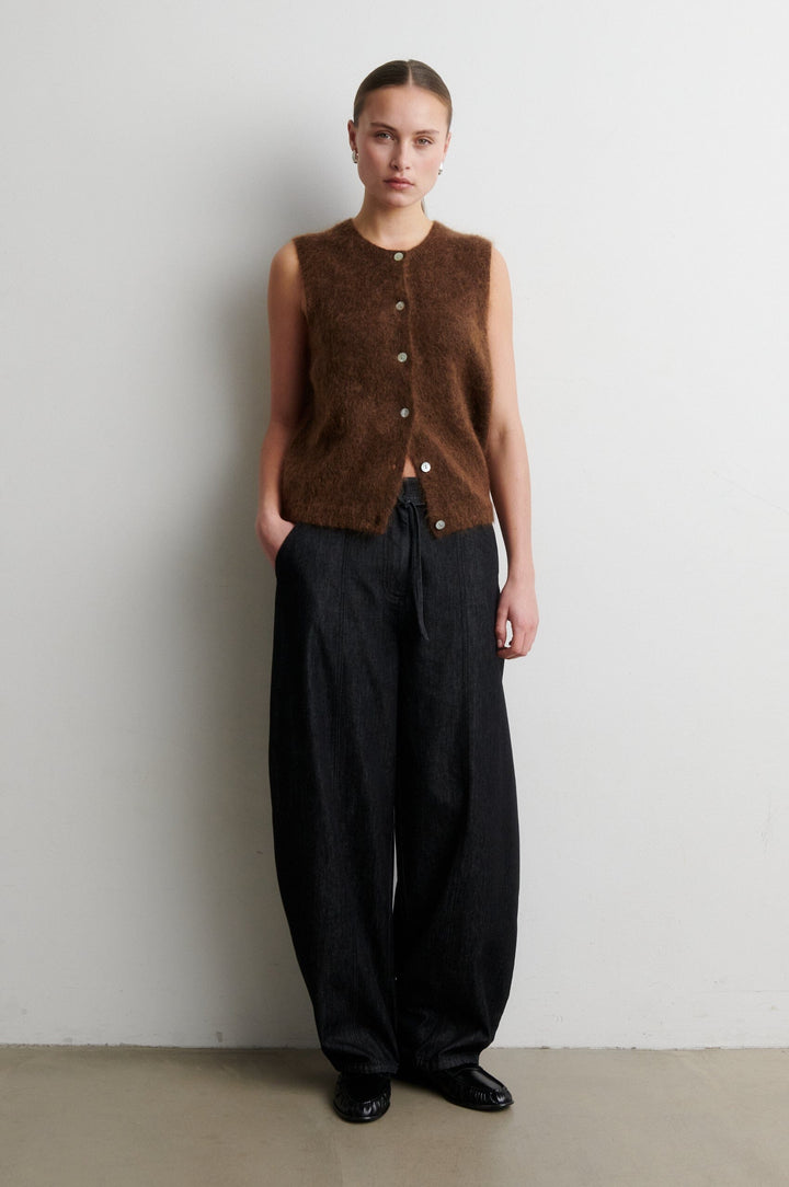 Second Female - Brook Knit Button Vest 61122 - 6157 Carafe Veste 