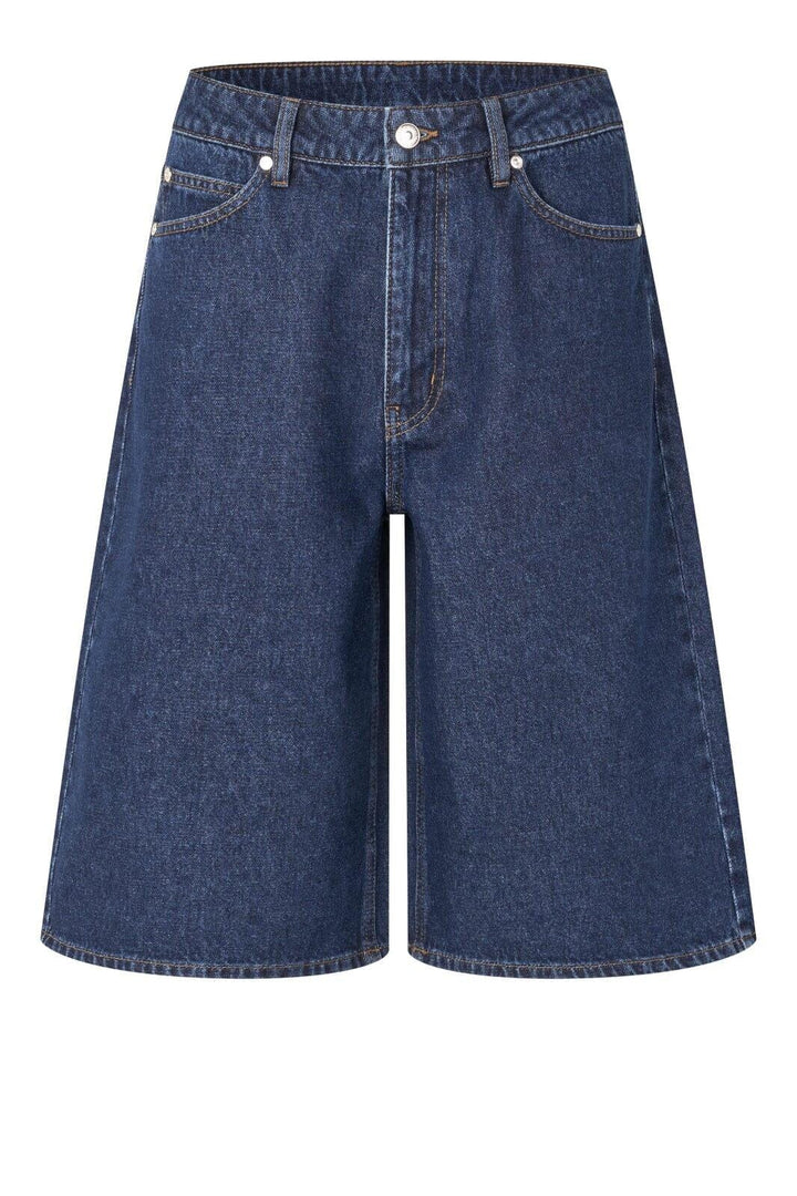 Second Female - Columbo Denim Shorts 60429 - 5998 Dark blue denim Shorts 