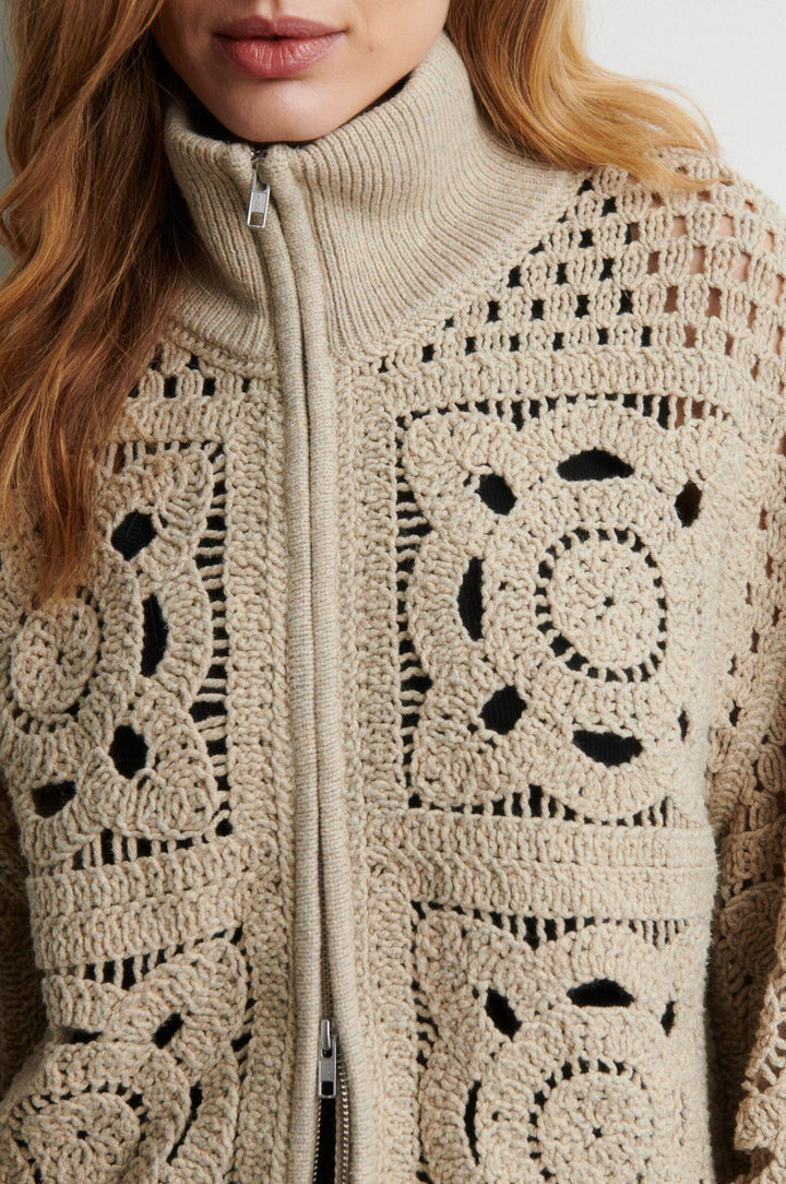 Second Female - Crosette Knit Cardigan 60906 - 6016 Camel Cardigans 