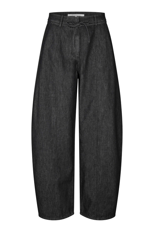 Second Female - Dera Denim Cargo Trousers 61090 - 8001 Black Bukser 