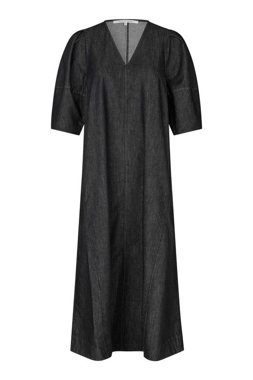 Second Female - Dera Denim Dress 59921 - 8001 Black Kjoler 