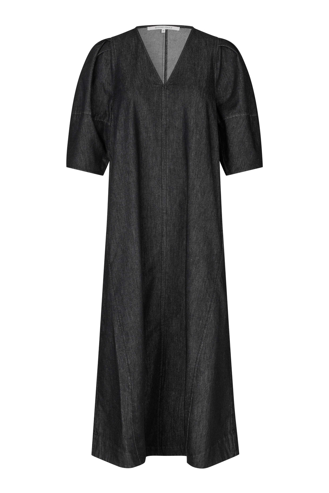 Second Female - Dera Denim Dress 59921 - 8001 Black Kjoler 