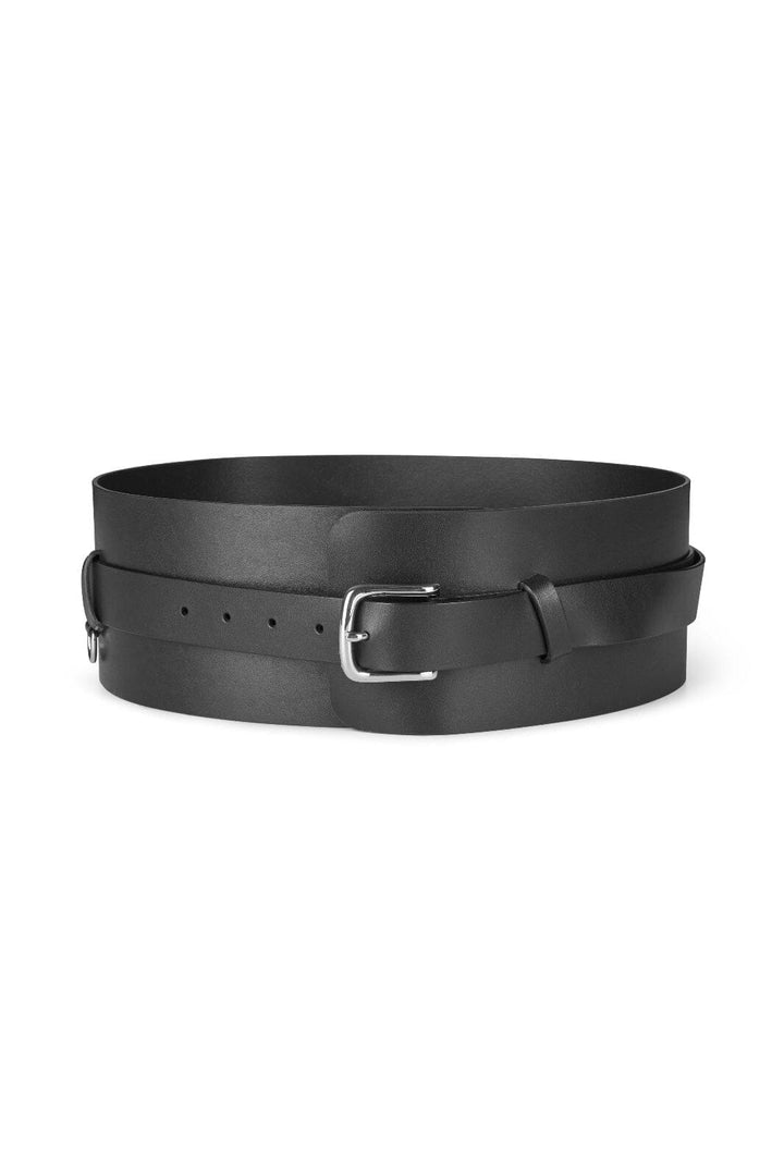 Second Female - Diversity Leather Belt 61041 - 8001 Black Bælter 