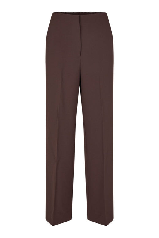 Second Female - Fique Classic Trousers 58928 - 6021 Chocolate Plum